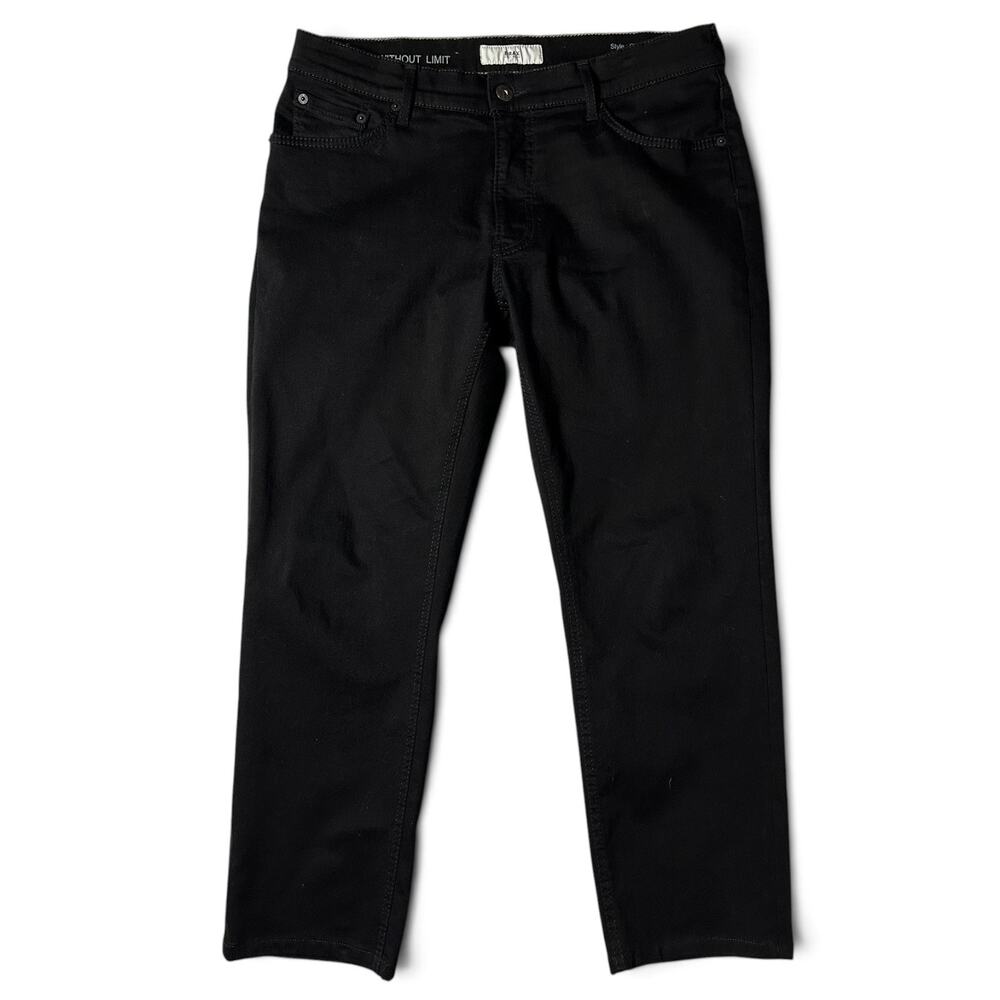 Brax Chuck Modern Fit Pant Mens Actual Size 34x26 Black Chino Straight